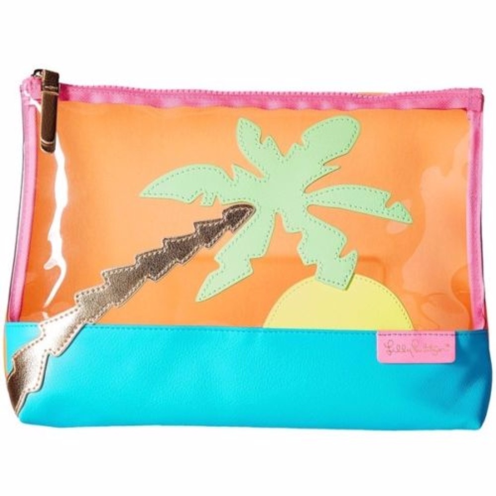 LILLY PULITZER SUNSET BEACH POUCH PURSE 26102 NWT